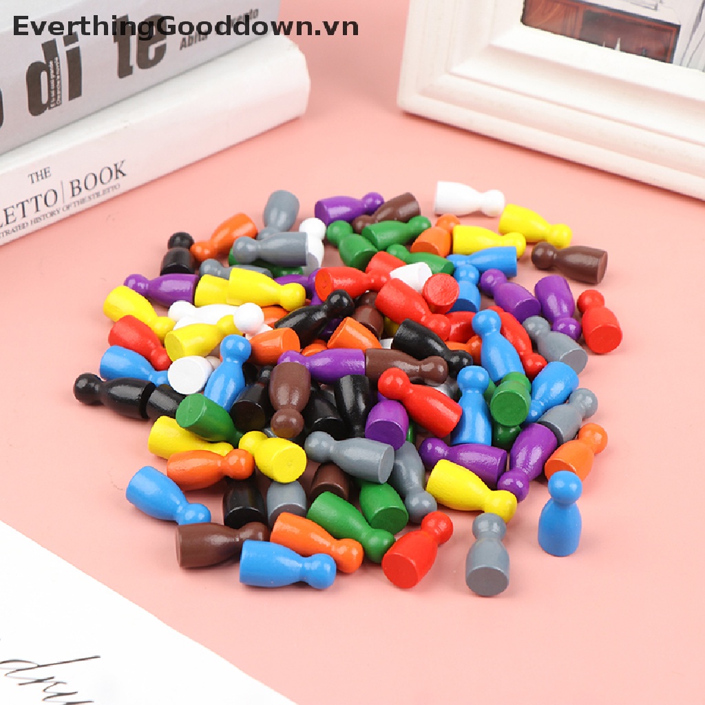 Everthinggooddown Set 100 Phụ Kiện Đánh Dấu Bàn Chân Đường Kính Nhiều Màu vn