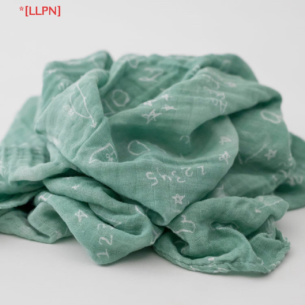 Chăn Quấn Em Bé Sơ Sinh Bằng Cotton Phấn Muslin
