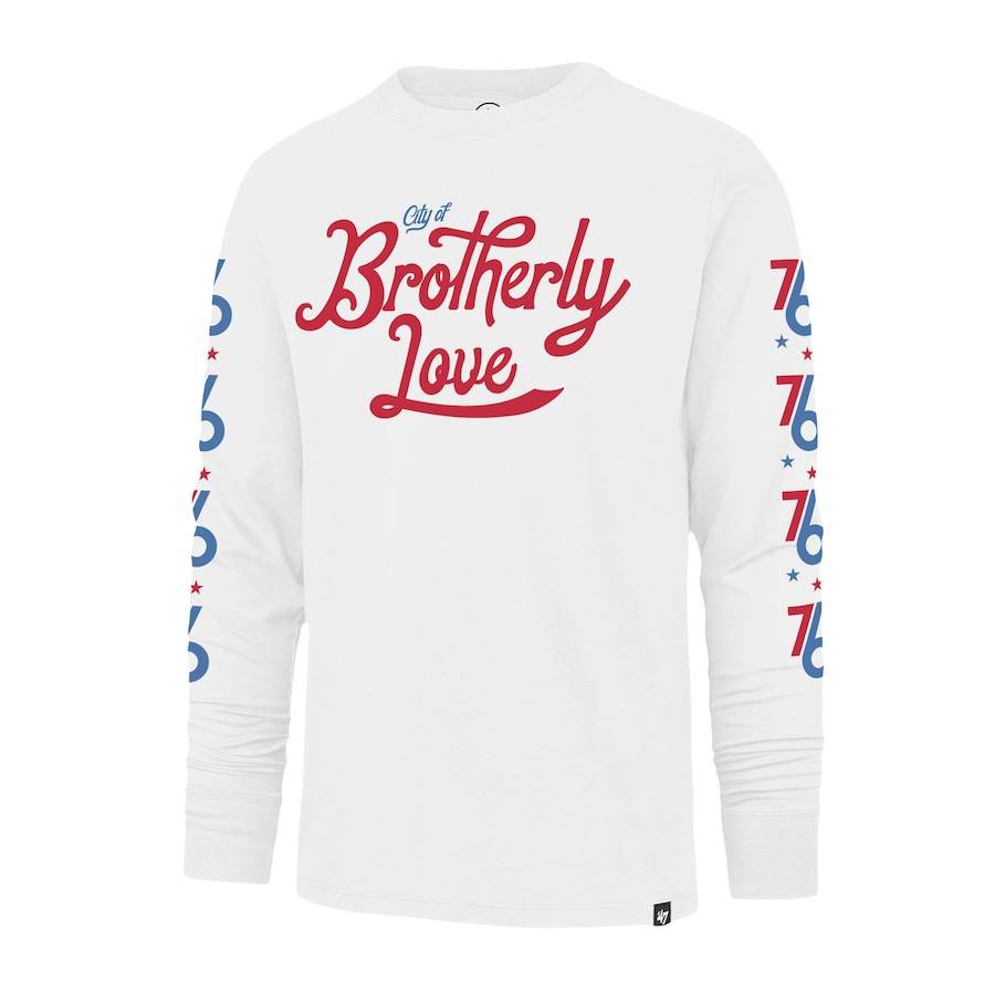 Áo Thun Bóng Rổ Tay Dài YP2 2023 NBA Philadelphia 76Es Plus Size PY2