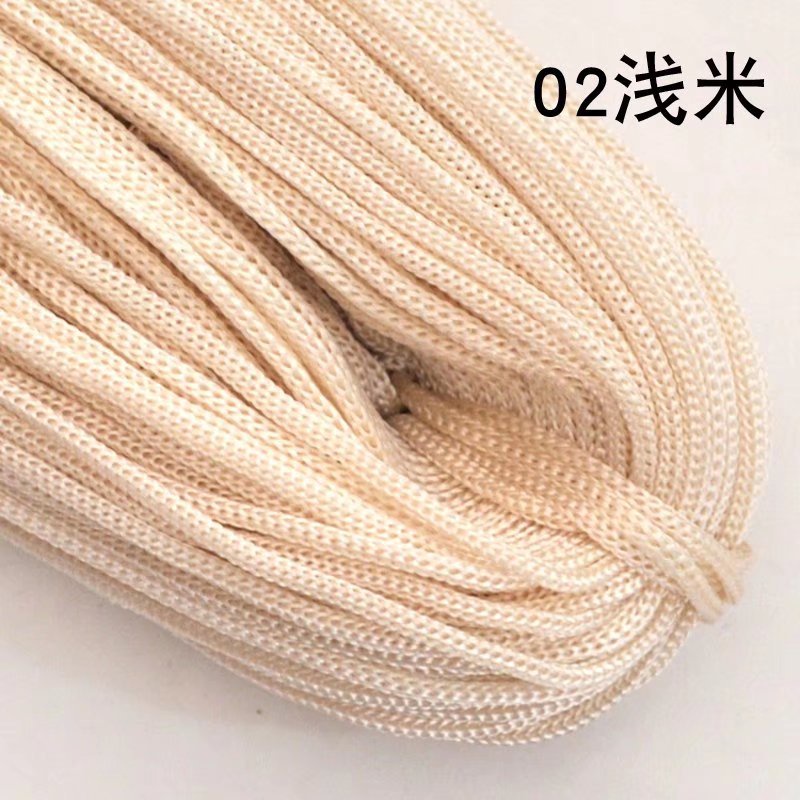 🌸🌸Cuộn Chỉ Lụa Lạnh Dày 3mm 200g Dùng Để Đan Nón Túi Xách