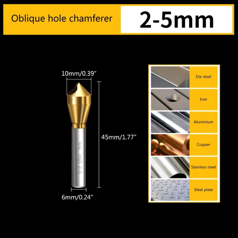 Mũi Khoan Nghiêng Xoắn M35 Thân Tròn Góc 90 Độ 2-5 - 10-15 - 20 Chuyên Dụng