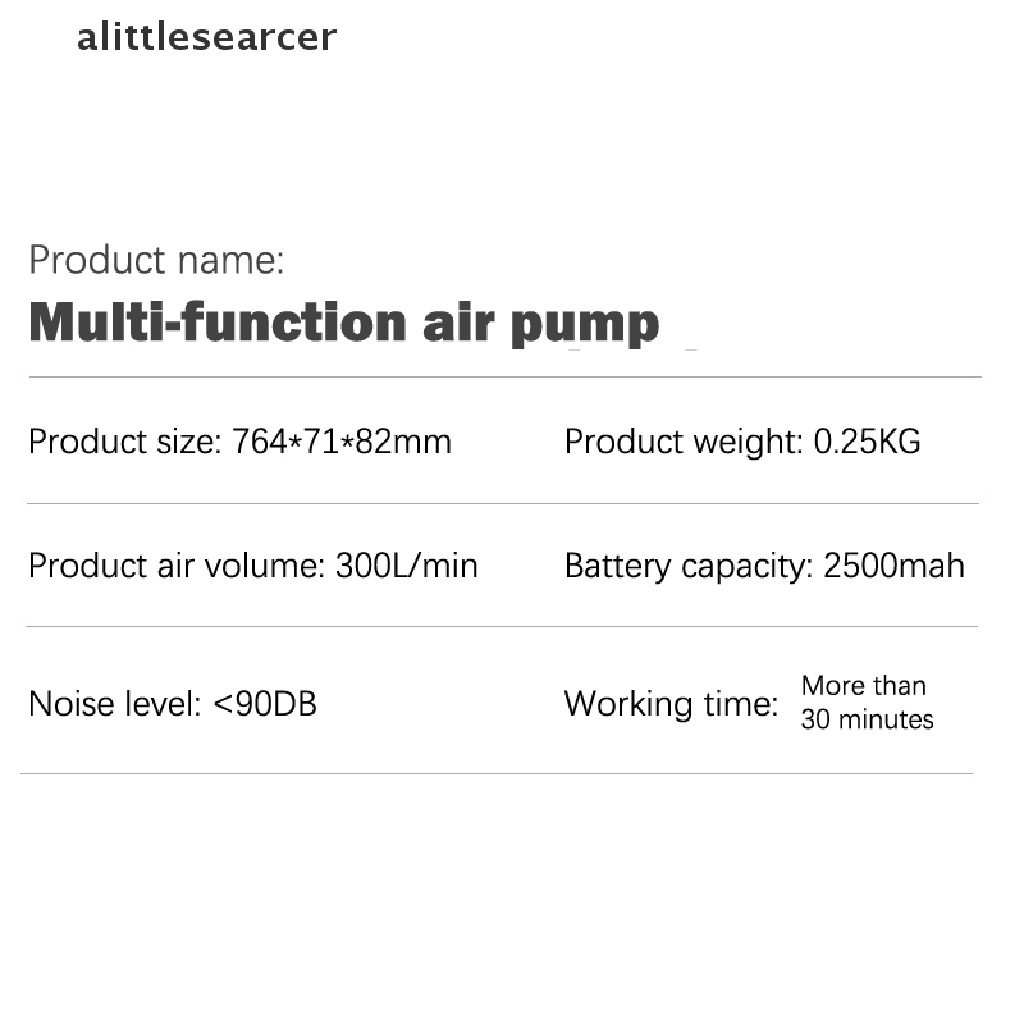 Ống Bơm Hơi Nhỏ Gọn Có Thể Sạc Lại Tiện Dụng Khi Đi Cắm Trại