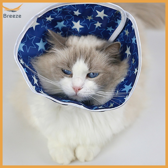 Vòng Cổ Elizabethan Chống Thấm Nước Chống Liếm Có Thể Điều Chỉnh Dành Cho Thú Cưng