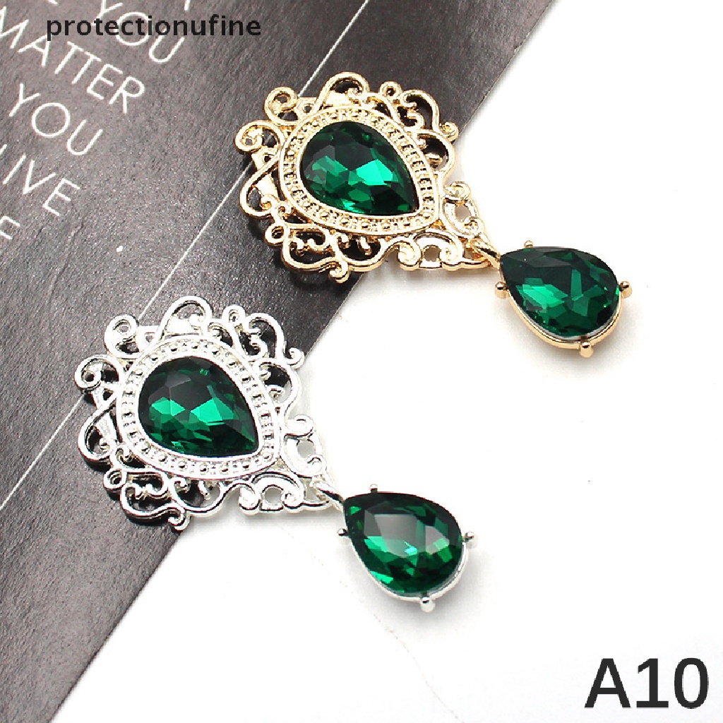 Ghim Cài Áo Bằng Acrylic Đính Đá 30 * 52mm DIY PR3VN