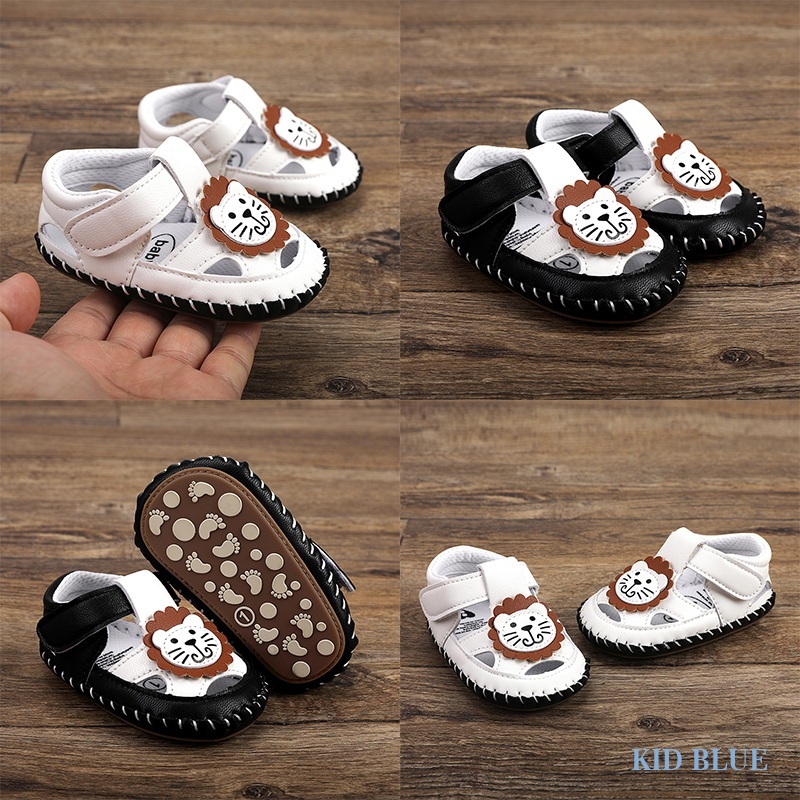 Giày Đế Mềm Chống Trượt Thoáng Khí Thoải Mái In Hình Thú Hoạt Hình Dễ Thương Thời Trang Xuân Hè Cho Bé