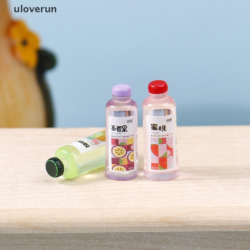 Set 3 Chai Nước Ép Trái Cây Tỉ Lệ 1: 12 Trang Trí Nhà Búp Bê