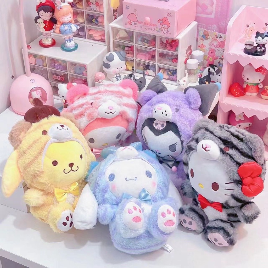 Mới Thú Nhồi Bông Hình Chú Hổ Hoạt Hình Cinnamoroll Đáng Yêu