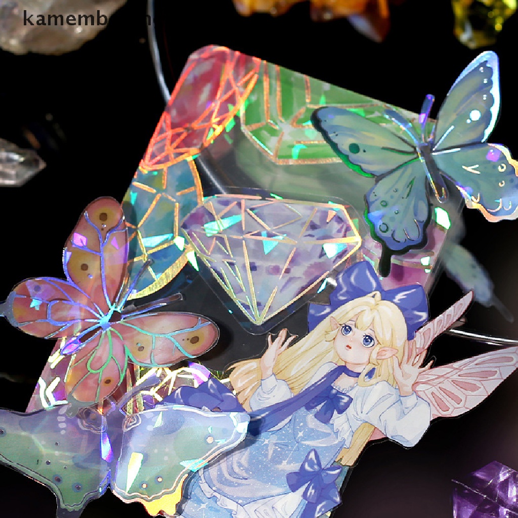 Bộ 20 Miếng Dán Hình Bướm Phong Cách Vintage Dùng Trang Trí Sổ Tay DIY