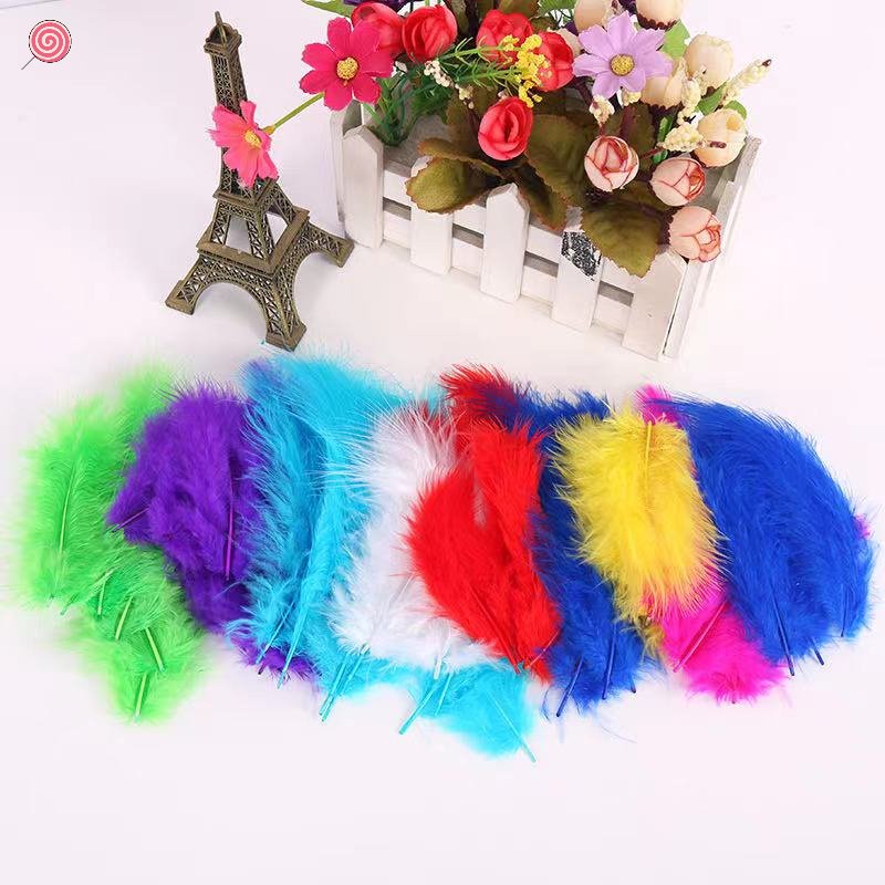 Set 100 Lông Ngỗng Trang Trí Bong Bóng HSU