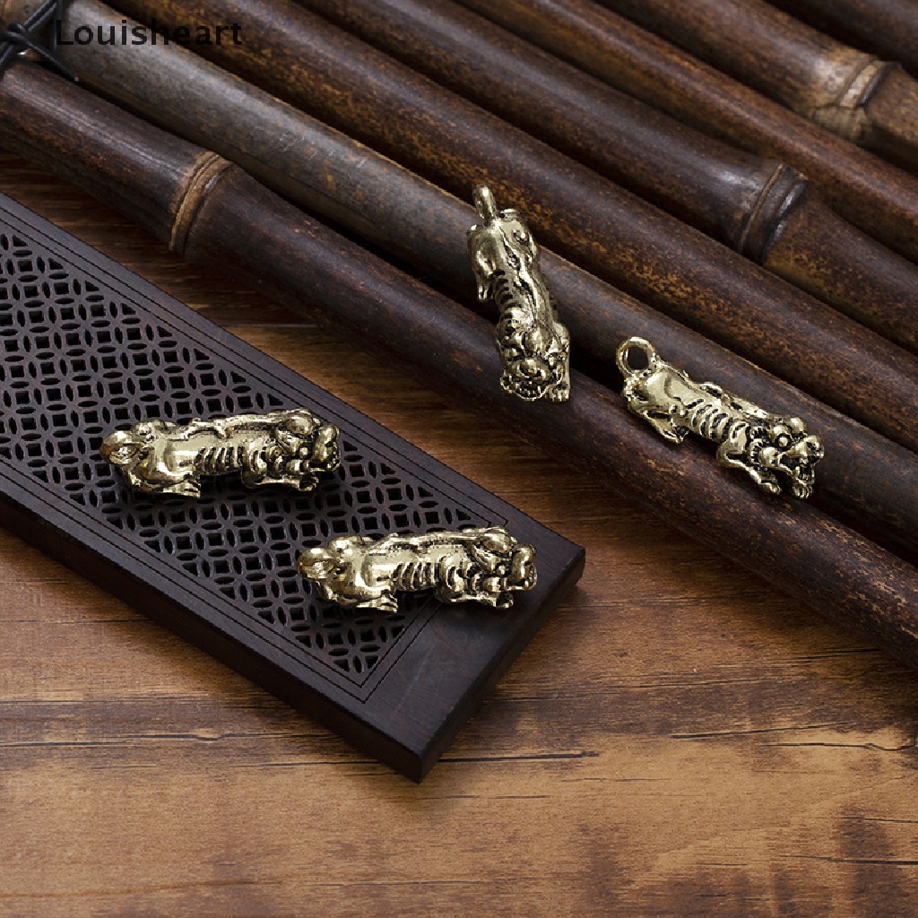 Móc Chìa Khóa Bằng Đồng Thau May Mắn Phong Thủy Hiệu Louisheart