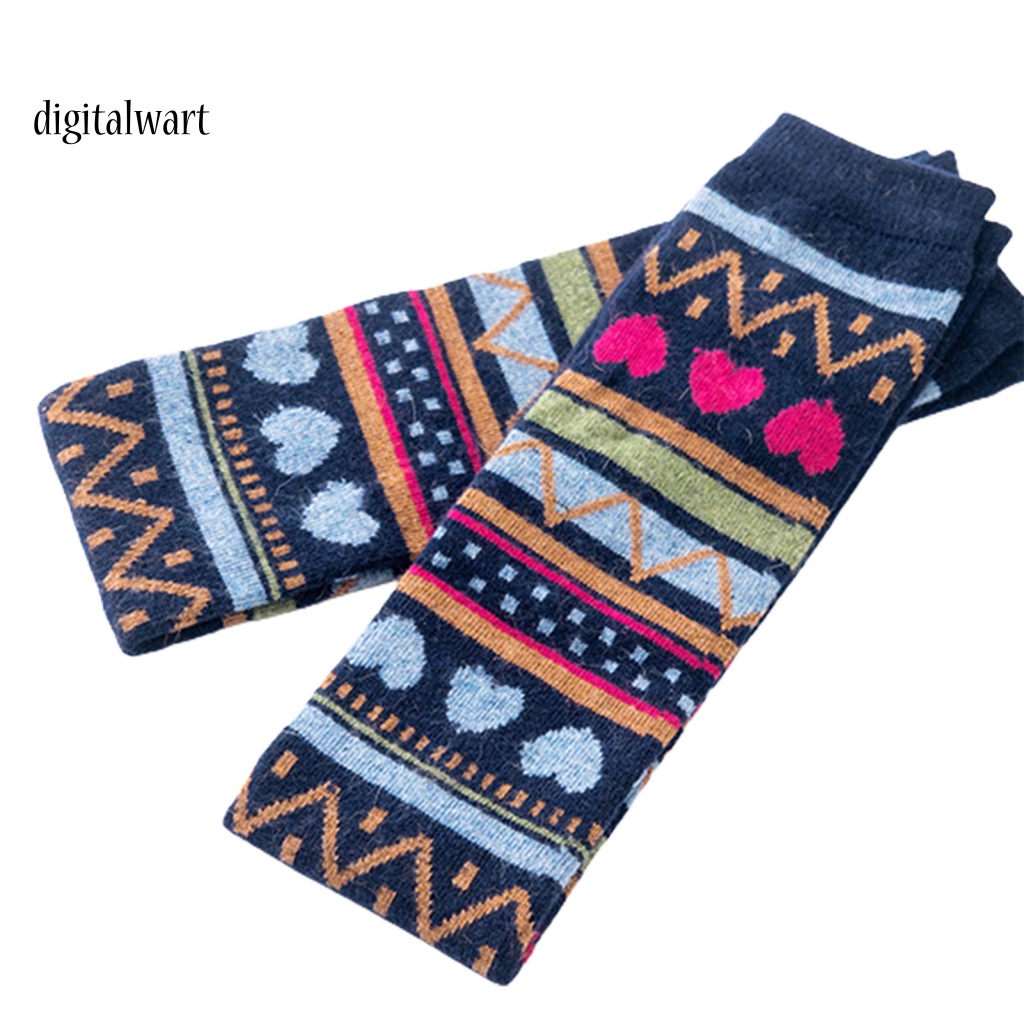 Kỹ Thuật Số| 1 Đôi Tất Chân Giữ Ấm Họa Tiết Độc Đáo Cho Nữ