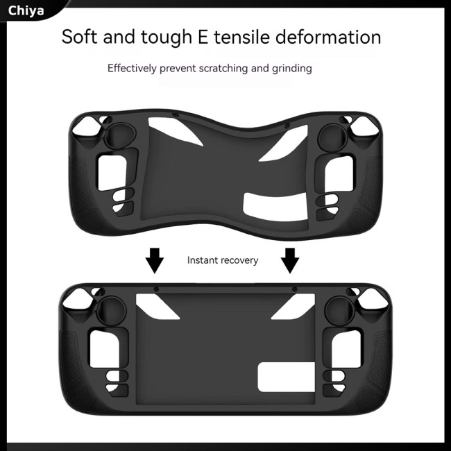 Vỏ Bọc Silicon Chống Bụi Chống Trượt Cho Tay Cầm Chơi Game Hơi Nước