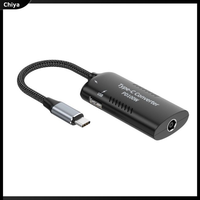 Đầu Chuyển Đổi Nguồn Điện Dc Female Sang Type-c Male Đa Năng 100w