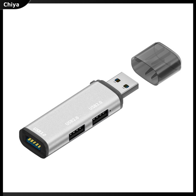 Bộ Chia Cổng Usb 3.0 3 Trong 1 Chuyên Dụng Cho Máy Tính Notebook