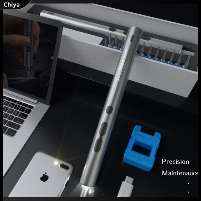 Bộ Tua Vít Điện Đa Năng Có Thể Sạc Lại Dùng Sửa Chữa Điện Thoại / Máy Tính