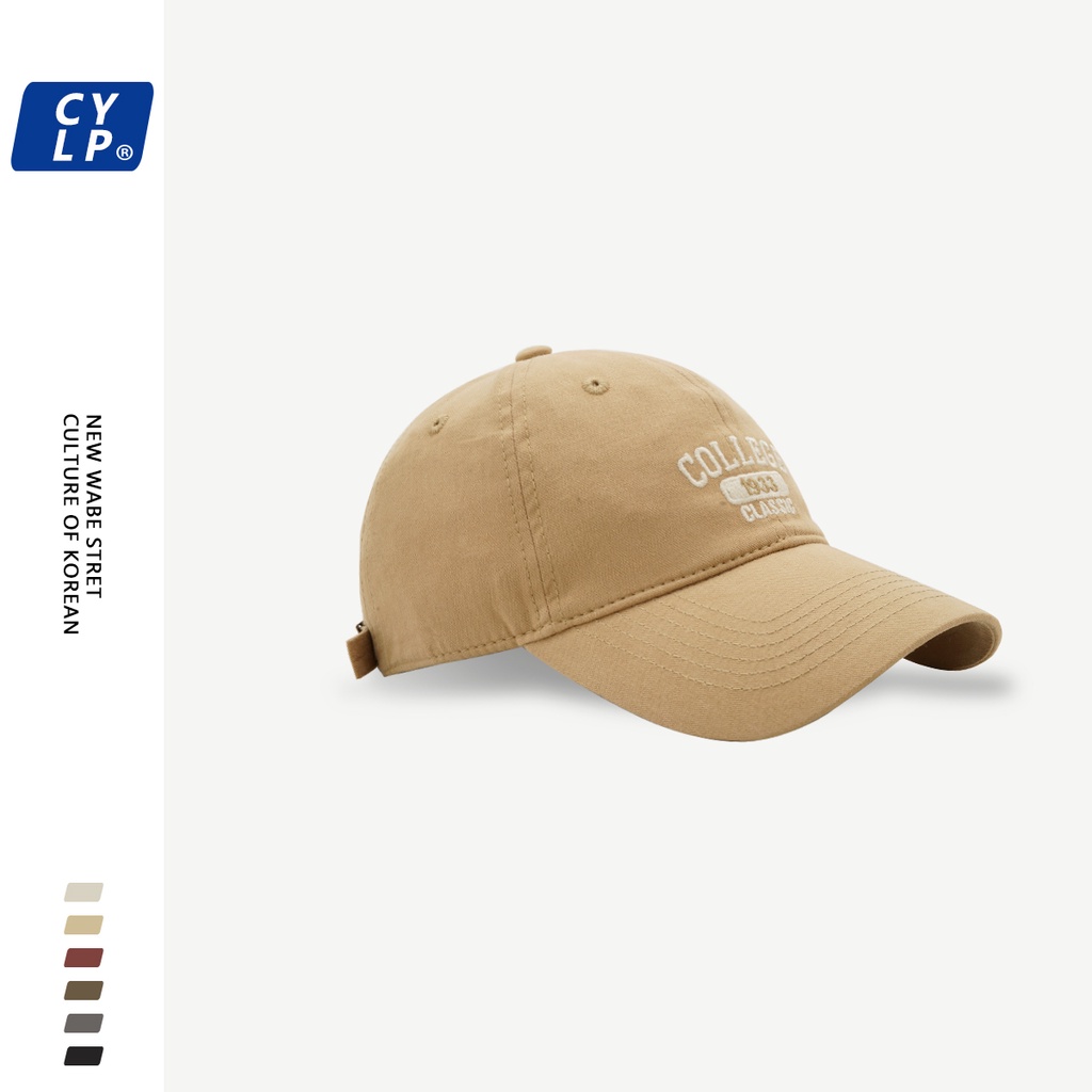 Mũ Lưỡi Trai Thêu Chữ Dongdaemun Phong Cách Đường Phố Hàn Quốc Cá Tính