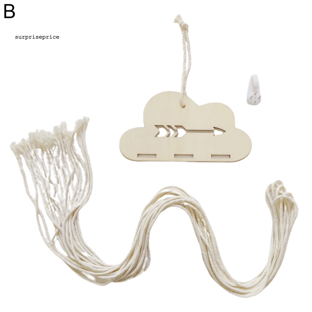 Giá Đỡ Kẹp Tóc Bằng Cotton Hình Đám Mây Hoạt Hình Sức Chứa Lớn Sắp Xếp Gọn