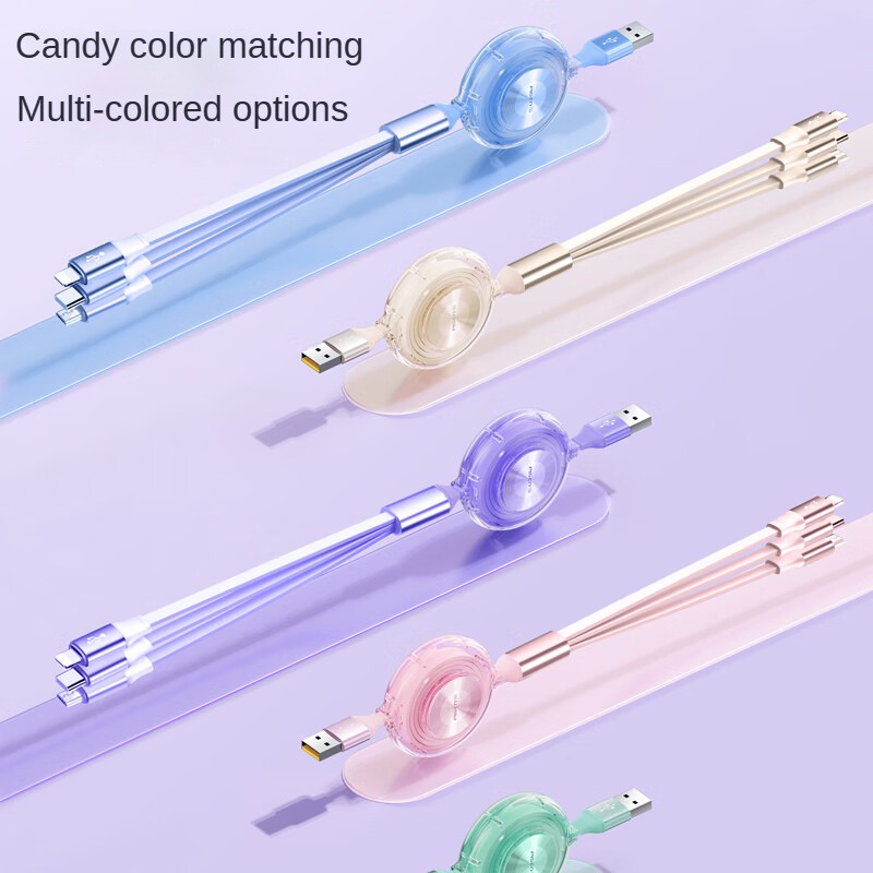 Bộ Sạc Nhanh 3 Trong 1 Pisen 6A / 3.5A Cho i14 13 Pro Max