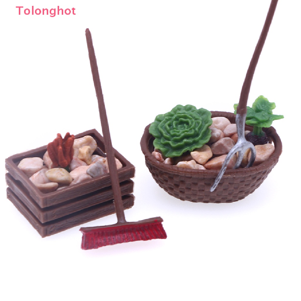 1 Bộ Giỏ Đựng Rau Củ Quả 1: 12 Trang Trí Nhà Búp Bê