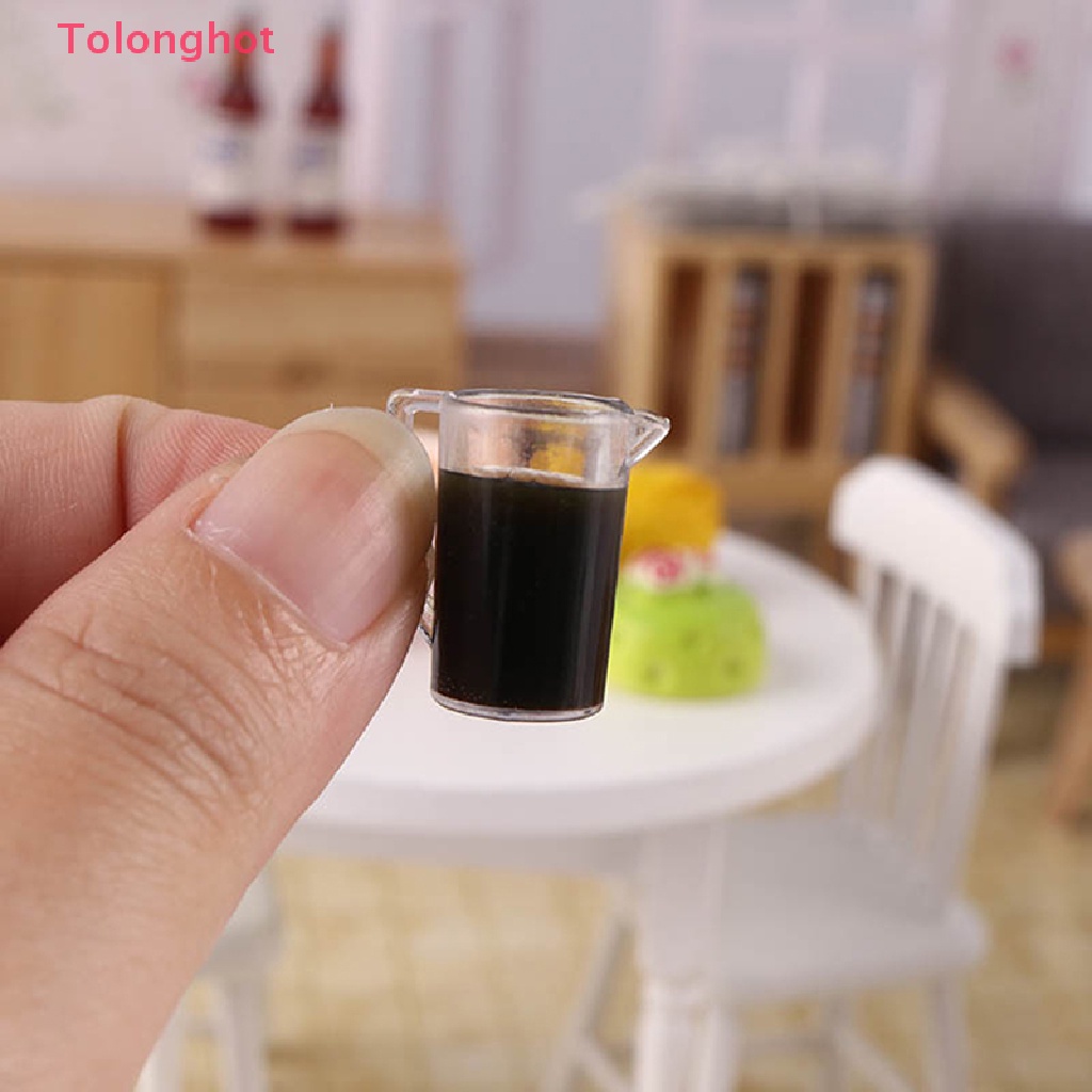 Bộ 3 Ly Trà Mini Tỉ Lệ 1 / 12 Dùng Trang Trí Nhà Búp Bê