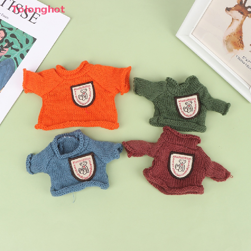 Bộ Quần Áo Sweater Dễ Thương Cho Búp Bê 20cm