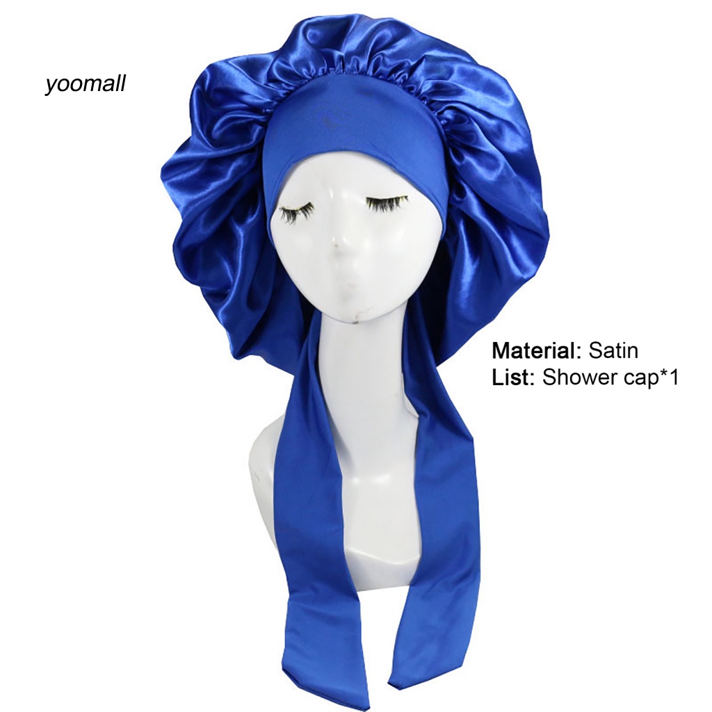 Mũ Trùm Tóc YO / YO / Bằng Lụa Satin Độ Co Giãn Cao Màu Trơn Dành Cho Salon Tóc