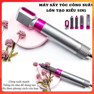 🔶 Siêu Sale Máy tạo kiểu tóc, lược điện làm tóc đa năng 5in1 kiêm máy sấy tóc tự động, uốn xoăn, làm phồng cao cấp