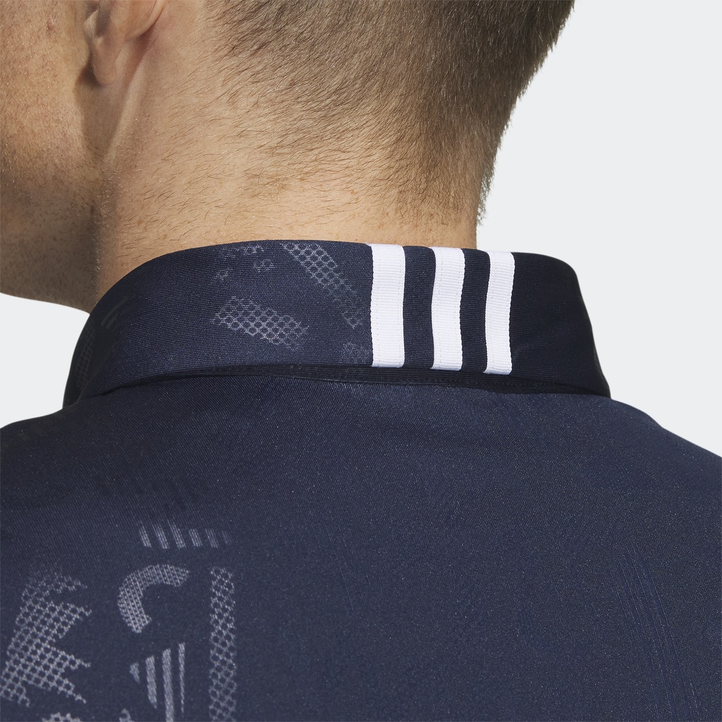 Adidas Đánh gôn Áo Polo Dập Chìm AEROREADY Nam Màu xanh da trời HT6849