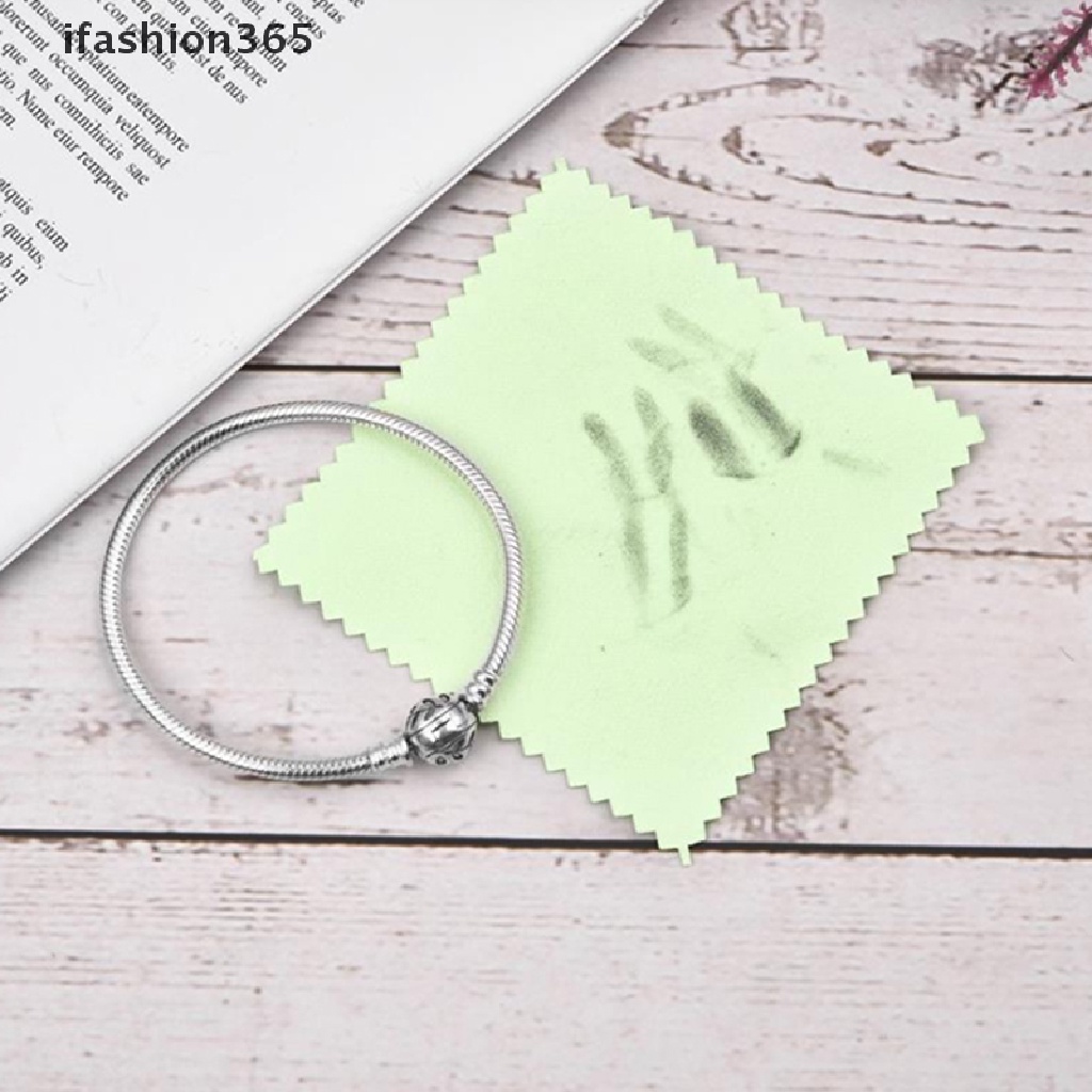 [ifashion365] Khăn Lau Đánh Bóng Trang Sức Mềm Mại 8x8cm * 100 VN