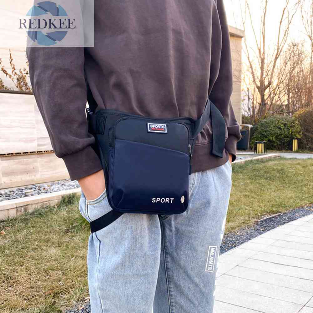 Túi Đeo Chân Bằng Vải Oxford Có Khóa Điều Chỉnh Được Dành Cho Nam