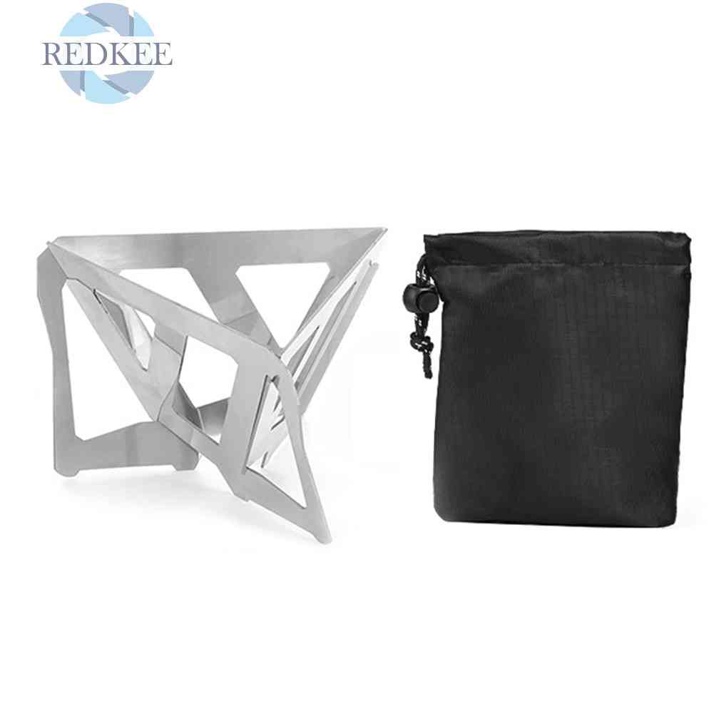 Cốc Lọc Cà Phê Nhỏ Giọt Bằng Thép Không Gỉ Có Thể Gấp Gọn Tiện