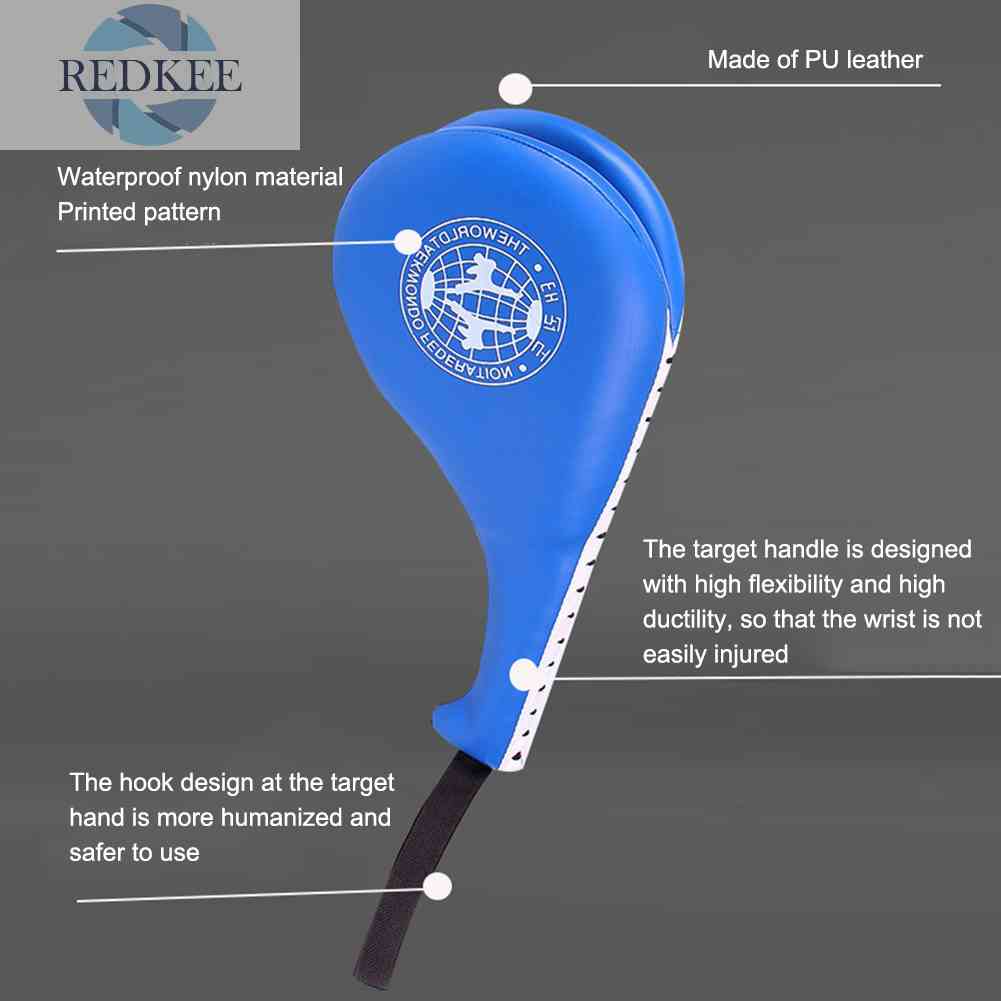 Đích Đấm Đá Cầm Tay Bằng Da PU Màu Sắc Ngẫu Nhiên Di Động Dễ