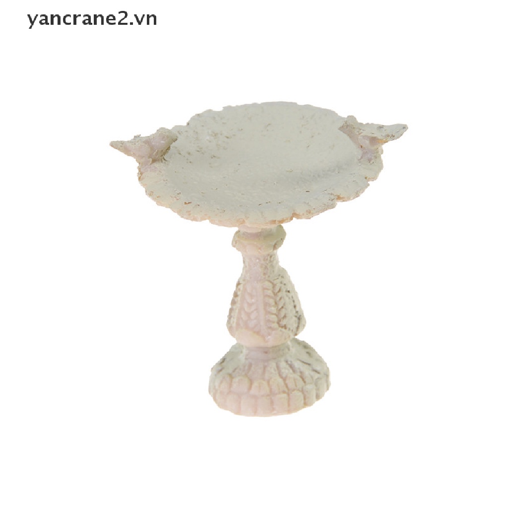 Đài Phun Nước Tắm Chim Bằng Nhựa Resin Tỉ Lệ 1: 12 Trang Trí Nhà Búp Bê / Tiểu Cảnh / Sân Vườn yancrane2.vn
