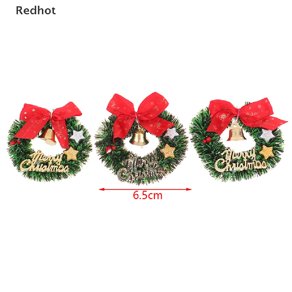 1 Mô Hình Vòng Hoa Giáng Sinh 1: 12 1: 6 Trang Trí Nhà Búp Bê