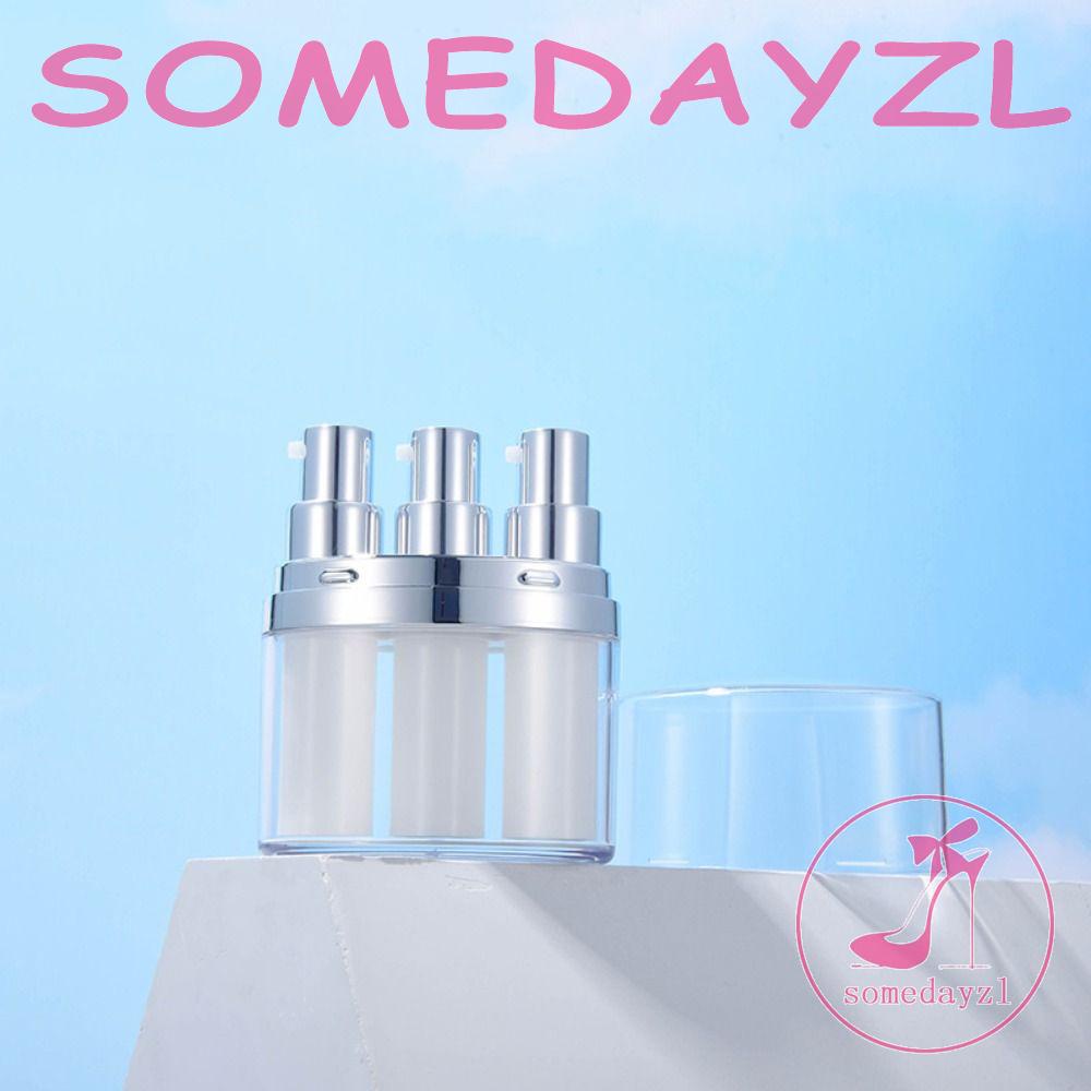 Chai Rỗng Trong Suốt Bằng Nhựa Dùng Đựng Kem Nền Dạng Bơm Tiện Lợi Du Lịch