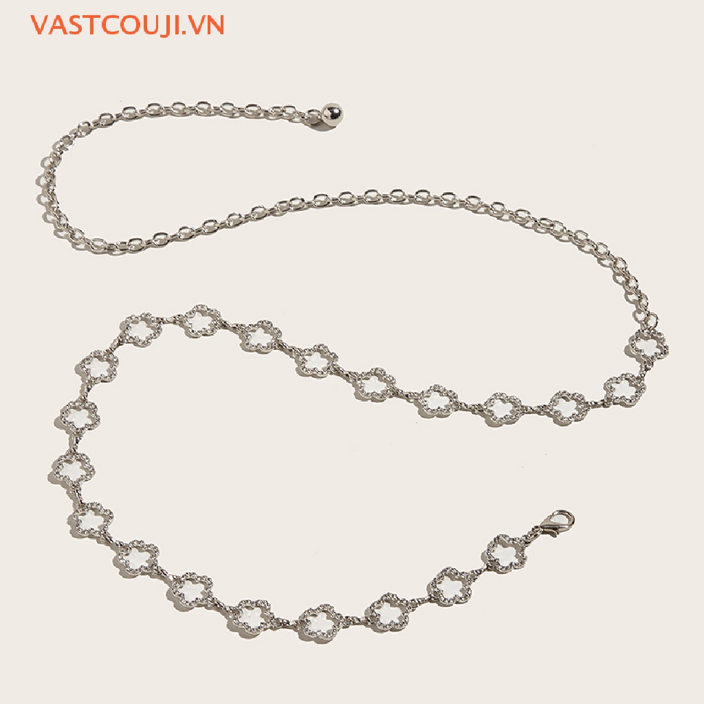 Thắt Lưng Dây Xích Kim Loại Đơn Giản Thời Trang Vintage Cho Nữ