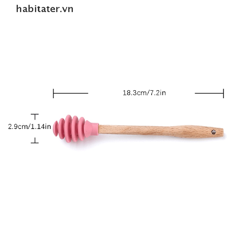 Que Khuấy Mật Ong Bằng Silicon Tiện Dụng