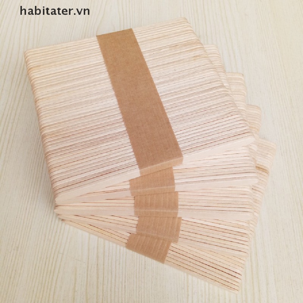 Set 50 Que Kem Bằng Gỗ Dùng Trang Trí Bánh Tiện Dụng