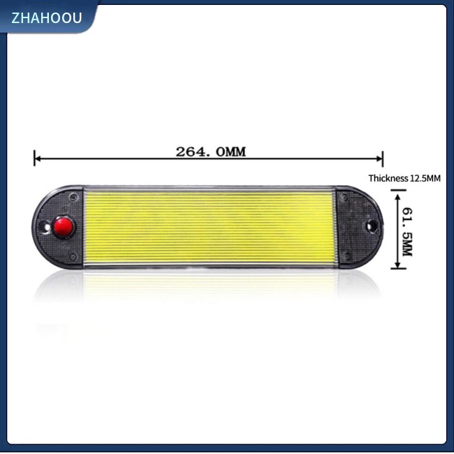 ☃Nhà Cửa☃ Đèn Led Đọc Sách Chống Thấm Nước 6000k 800lm Cob Dc 12v-24v Ip54 Mk-137 Cho Xe Hơi