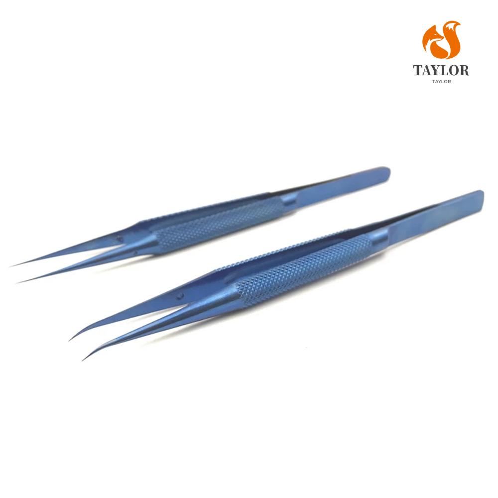 Nhíp sửa chữa điện thoại taylor1 14cm 0.15mm cạnh cong bằng thép titan