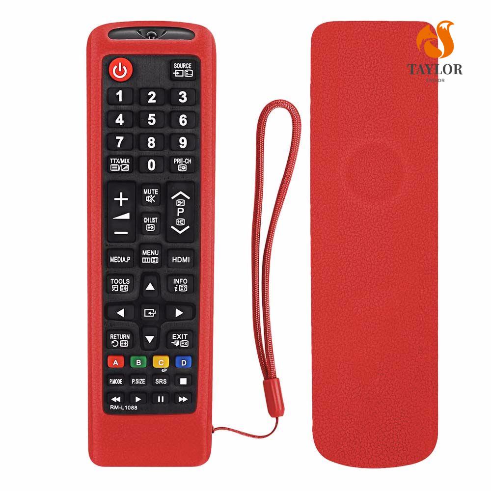 Vỏ silicon thích hợp cho điều khiển từ xa AA59-00741A 00637 00817A Samsung AA59-00786A chống sốc chống trượt