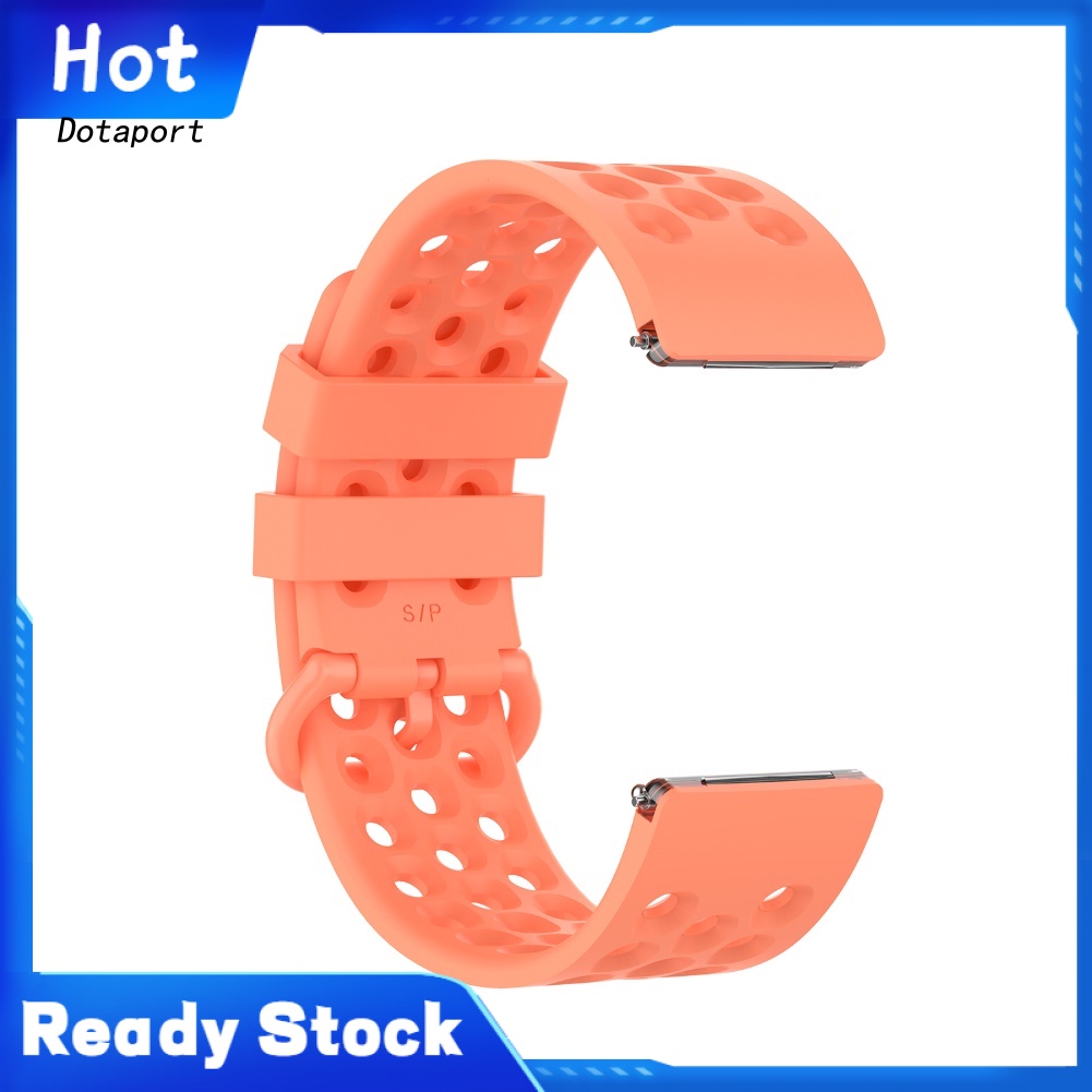 Dây Đeo Thay Thế 23mm Bằng Silicone Cho Đồng Hồ Thông Minh Fit-bit Versa 2 Lite