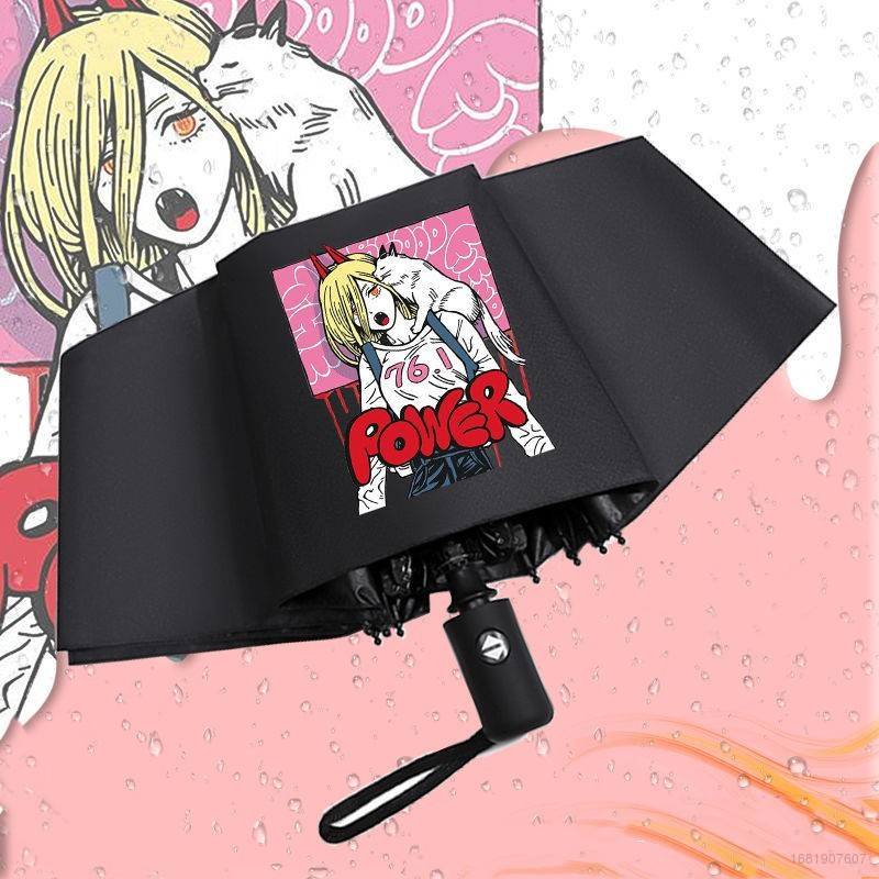 Ellen Dù Gấp Tự Động Che Nắng Mưa Họa Tiết Dễ Thương Cho Nam Và Nữ