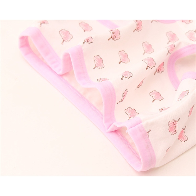 Set 5 Quần Lót Cotton Thoải Mái Thời Trang Cho Bé Gái 2-12 Tuổi
