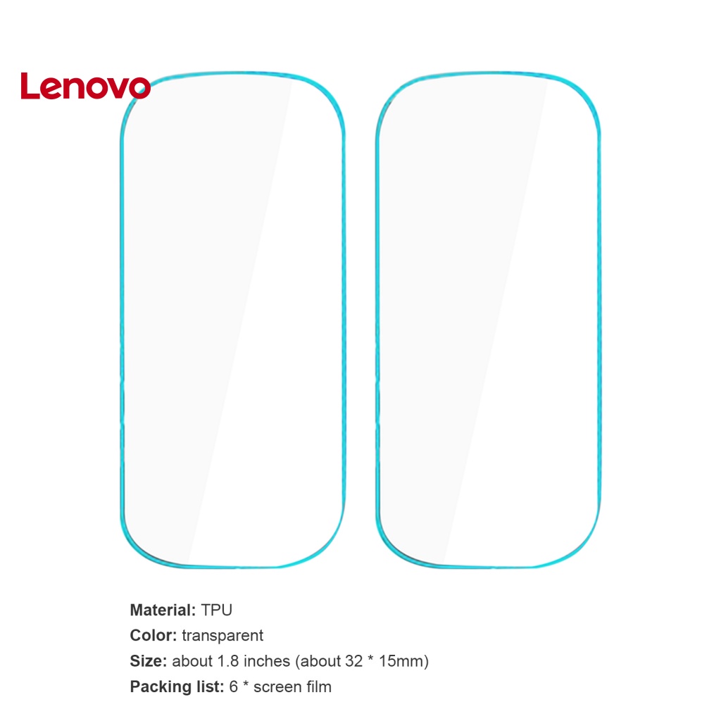 Set 6 Phim Dán Bảo Vệ Màn Hình Chống Dấu Vân Tay Siêu Mỏng Cho Đồng Hồ Thông Minh Fitbit-Luxe