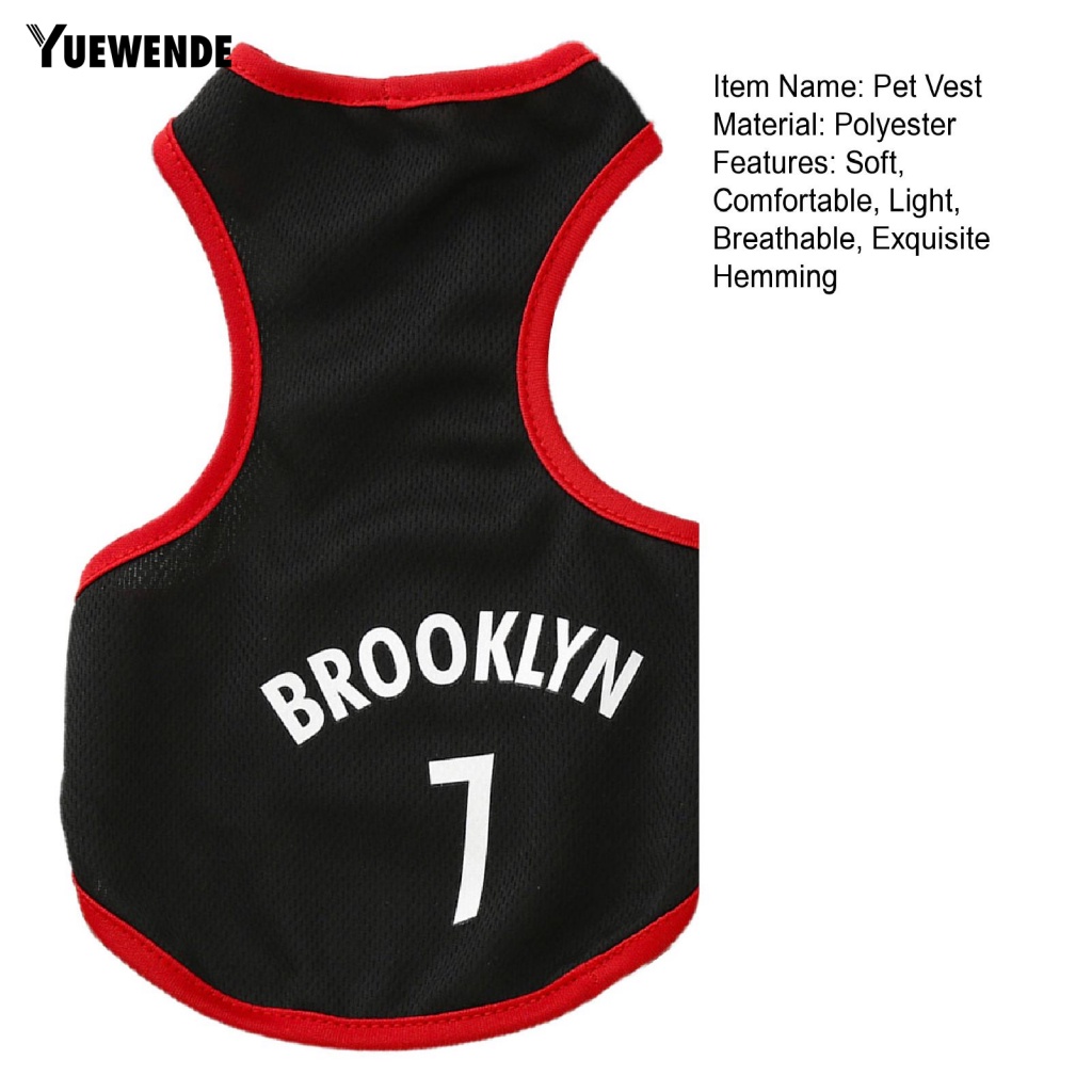 Áo Sát Nách Mềm Mại In Họa Tiết Chữ Phong Cách Thể Thao Cho Thú Cưng