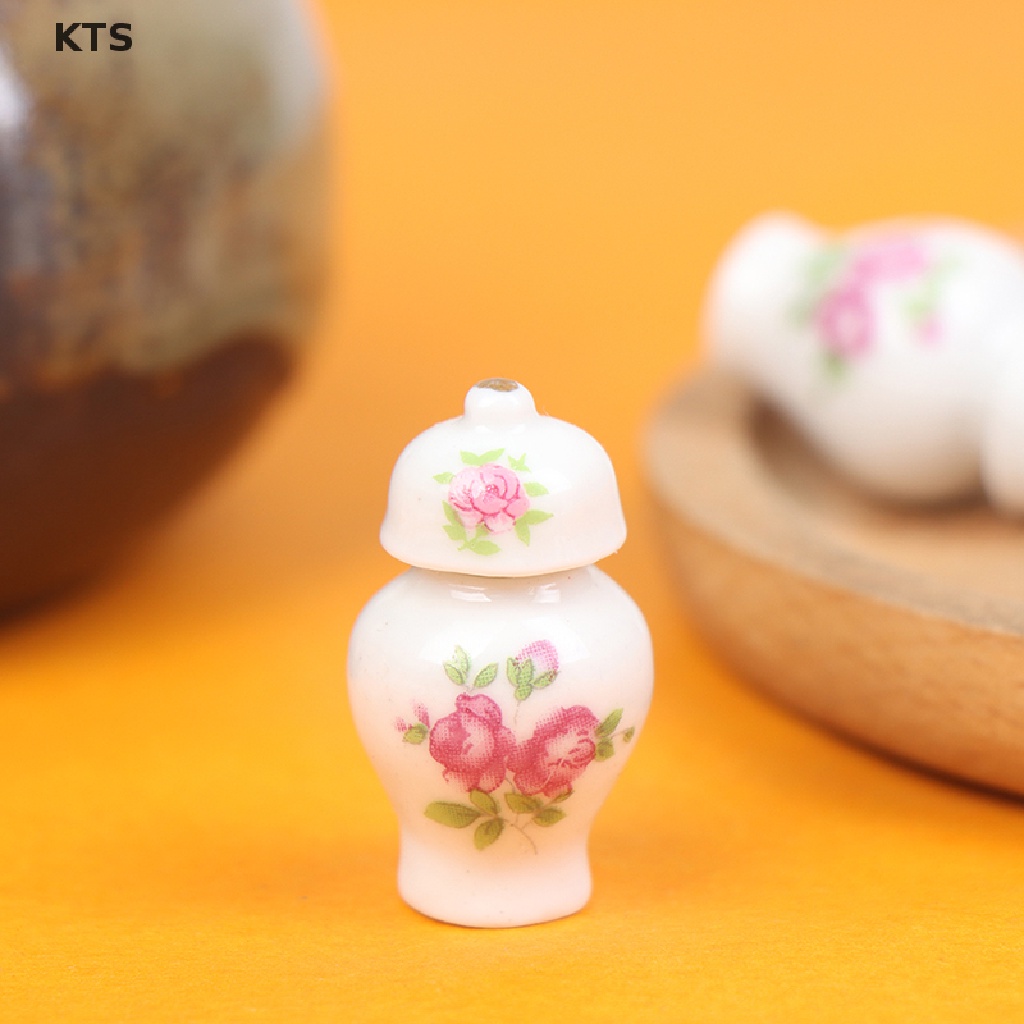 Hũ Gốm Mini Tỉ Lệ 1: 12 Xinh Xắn Dùng Để Trang Trí Nhà Búp Bê