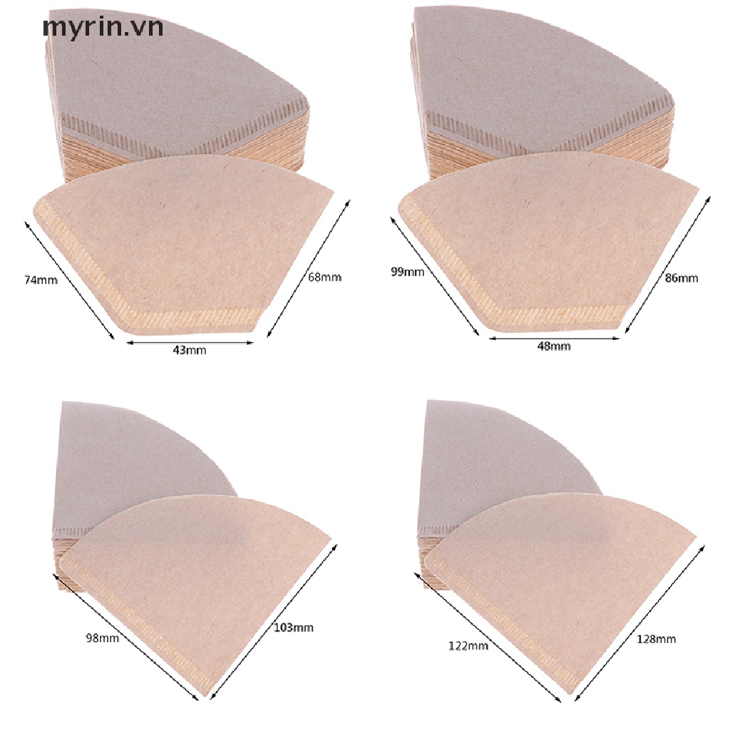 Set 100 Túi Giấy Lọc Cà Phê Nhỏ Giọt Thân Thiện Với Môi Trường