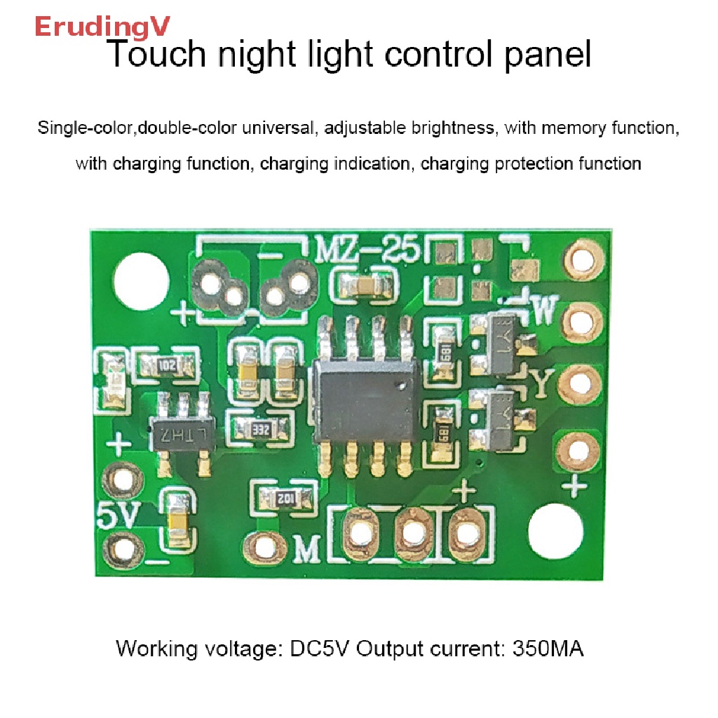 Bảng Mạch Cảm Ứng Đèn LED 5V Nhỏ Gọn Tiện Dụng