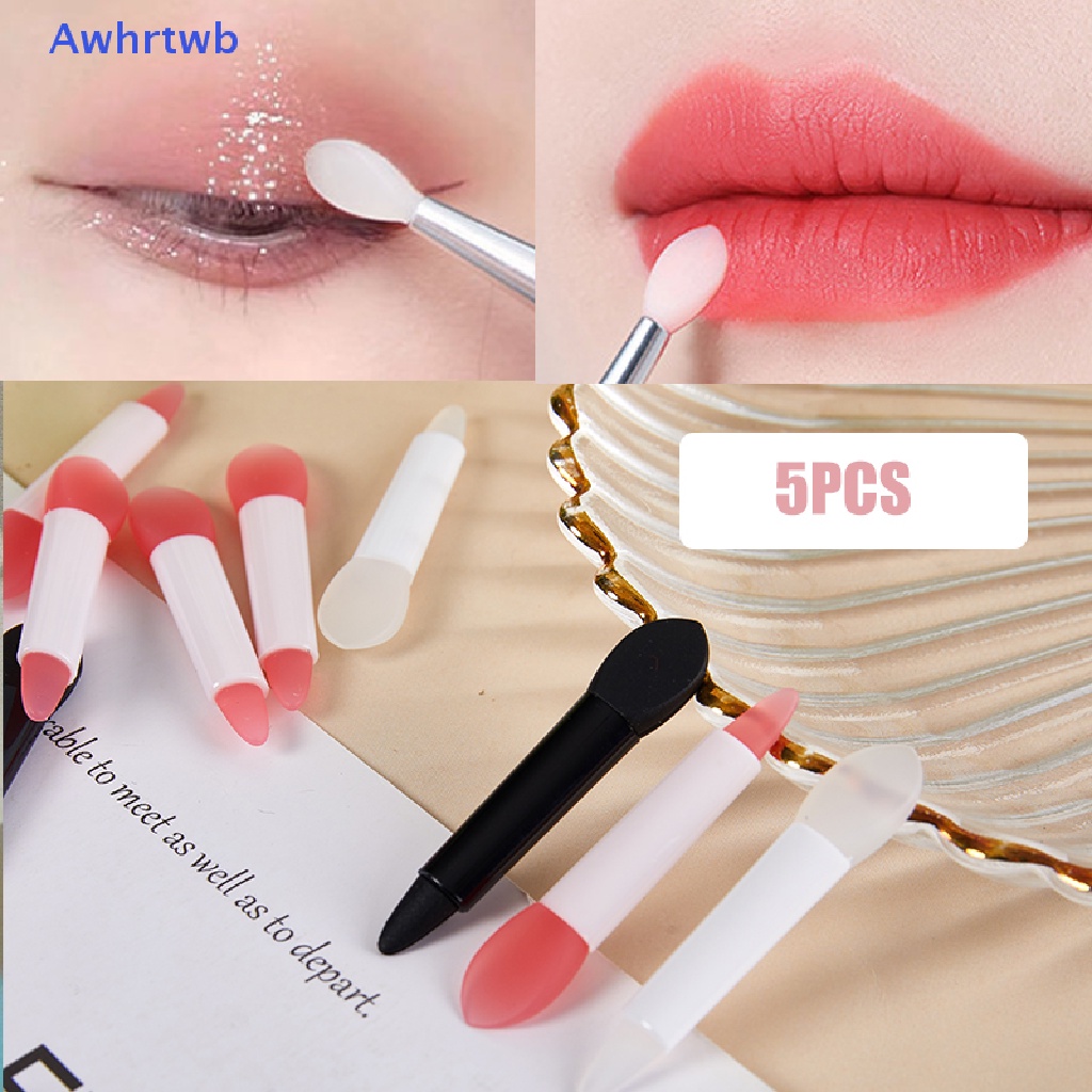 Set 5 Cọ Đắp Mặt Nạ Môi Bằng Silicon Tiện Dụng Mới